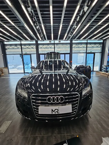 [전주랩핑] 🚘 아우디 A7 전체랩핑 _ 3M 사틴 블랙 크롬 딜리트까지 완벽하게! / 전주, 광주, 김제