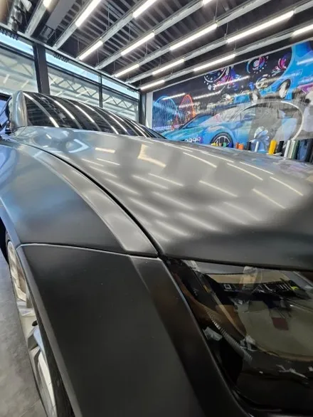 [전주랩핑] 🚘 아우디 A7 전체랩핑 _ 3M 사틴 블랙 크롬 딜리트까지 완벽하게! / 전주, 광주, 김제