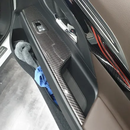 [전주랩핑] 쌍용 코란도 C 실내랩핑 부분랩핑  카본랩핑 3M리얼카본 / 전주, 광주, 김제