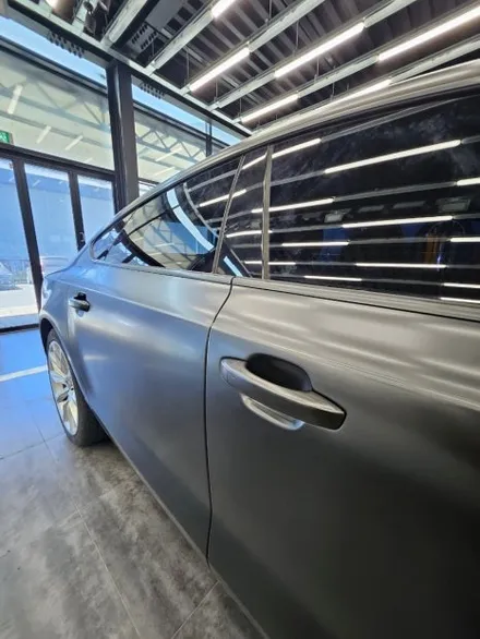 [전주랩핑] 🚘 아우디 A7 전체랩핑 _ 3M 사틴 블랙 크롬 딜리트까지 완벽하게! / 전주, 광주, 김제