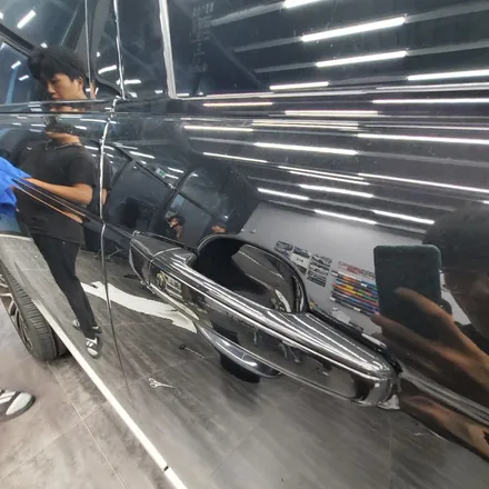 [전주랩핑] 레인지로버 보그 루프스킨 손잡이 랩핑 / 전주, 광주, 김제