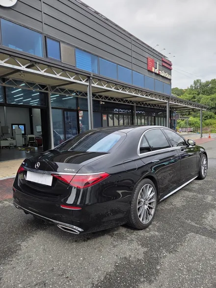[익산랩핑] 🚘 벤츠 S500 전체랩핑 제거 후 재시공 _고광택 블랙 유광 / 전주, 광주, 김제