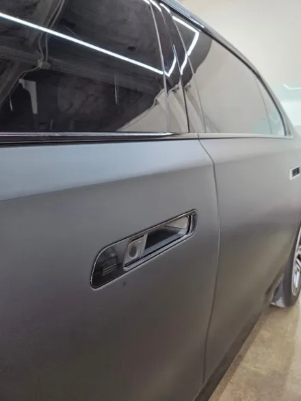 [전주랩핑] BMW 7시리즈 매트 블랙 전체랩핑, 전체 크롬 죽이기까지 한 번에 블랙에 블랙을 더한 시공 / 전주, 광주, 김제