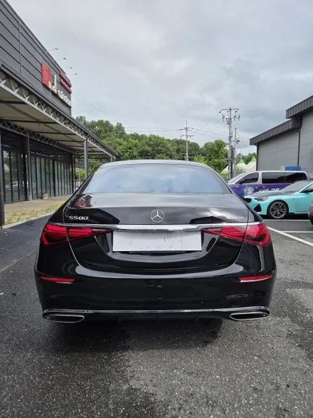 [익산랩핑] 🚘 벤츠 S500 전체랩핑 제거 후 재시공 _고광택 블랙 유광 / 전주, 광주, 김제
