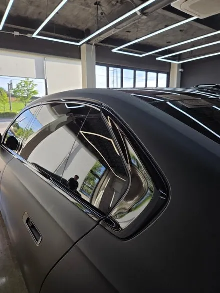 [전주랩핑] BMW 7시리즈 매트 블랙 전체랩핑, 전체 크롬 죽이기까지 한 번에 블랙에 블랙을 더한 시공 / 전주, 광주, 김제