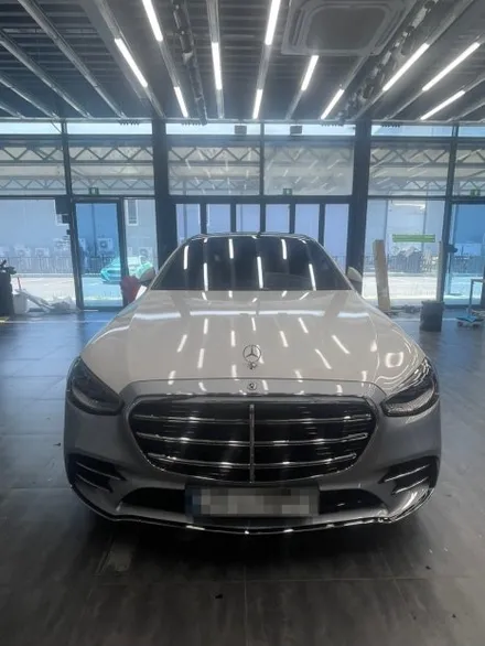 [익산랩핑] 🚘 벤츠 S500 전체랩핑 제거 후 재시공 _고광택 블랙 유광 / 전주, 광주, 김제