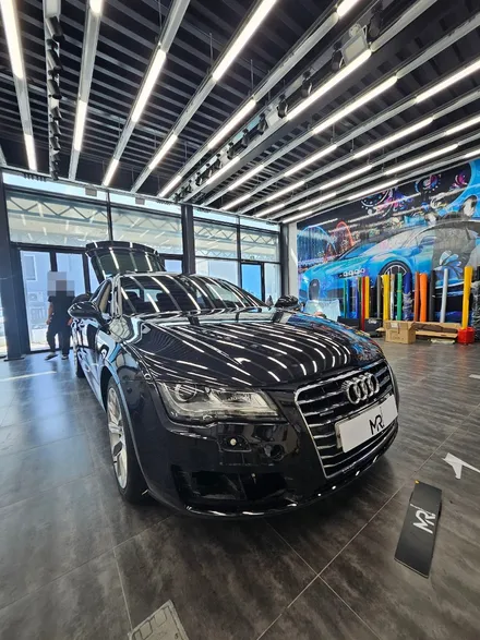 [전주랩핑] 🚘 아우디 A7 전체랩핑 _ 3M 사틴 블랙 크롬 딜리트까지 완벽하게! / 전주, 광주, 김제