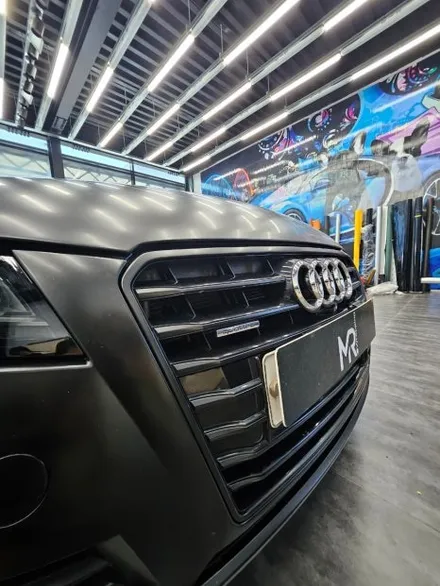 [전주랩핑] 🚘 아우디 A7 전체랩핑 _ 3M 사틴 블랙 크롬 딜리트까지 완벽하게! / 전주, 광주, 김제