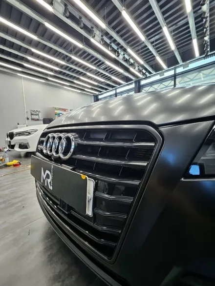 [전주랩핑] 🚘 아우디 A7 전체랩핑 _ 3M 사틴 블랙 크롬 딜리트까지 완벽하게! / 전주, 광주, 김제