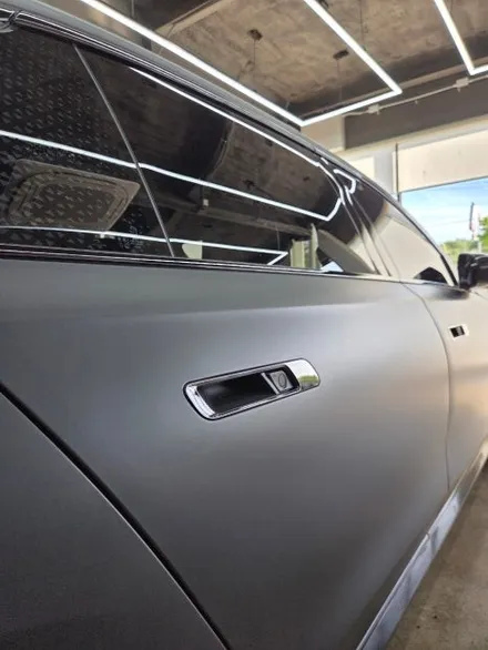 [전주랩핑] BMW 7시리즈 매트 블랙 전체랩핑, 전체 크롬 죽이기까지 한 번에 블랙에 블랙을 더한 시공 / 전주, 광주, 김제