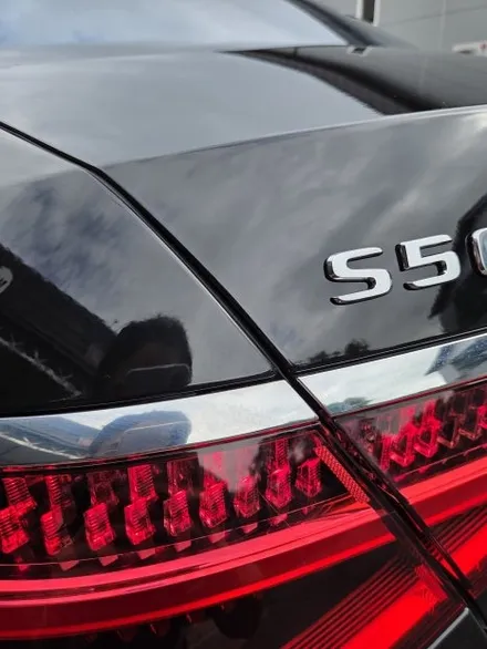 [익산랩핑] 🚘 벤츠 S500 전체랩핑 제거 후 재시공 _고광택 블랙 유광 / 전주, 광주, 김제