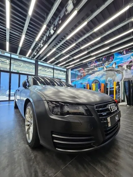 [전주랩핑] 🚘 아우디 A7 전체랩핑 _ 3M 사틴 블랙 크롬 딜리트까지 완벽하게! / 전주, 광주, 김제
