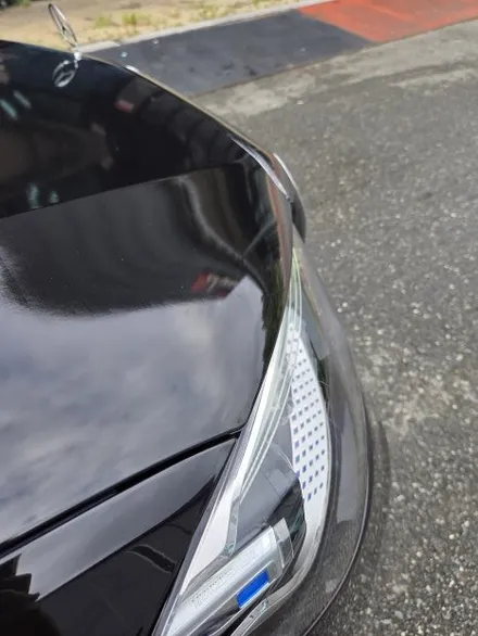 [익산랩핑] 🚘 벤츠 S500 전체랩핑 제거 후 재시공 _고광택 블랙 유광 / 전주, 광주, 김제