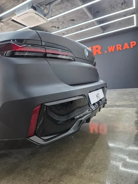 [전주랩핑] BMW 7시리즈 매트 블랙 전체랩핑, 전체 크롬 죽이기까지 한 번에 블랙에 블랙을 더한 시공 / 전주, 광주, 김제