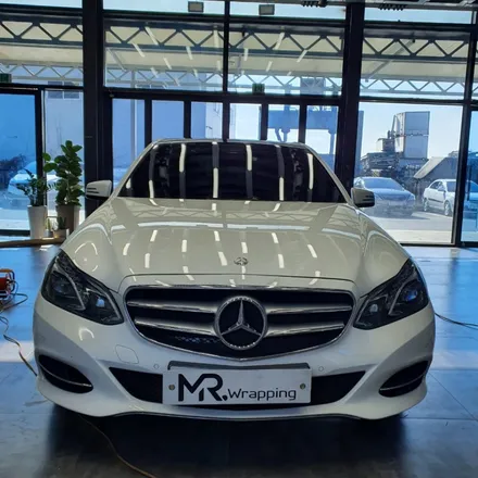 [전주랩핑] 벤츠 루프스킨 벤츠 E 클래스 루프스킨 차량 루프스킨 가발 맛집 벤츠 부분 래핑 / 전주, 광주, 김제