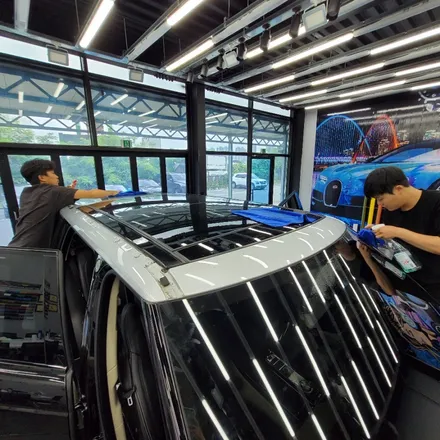 [전주랩핑] 레인지로버 보그 루프스킨 손잡이 랩핑 / 전주, 광주, 김제