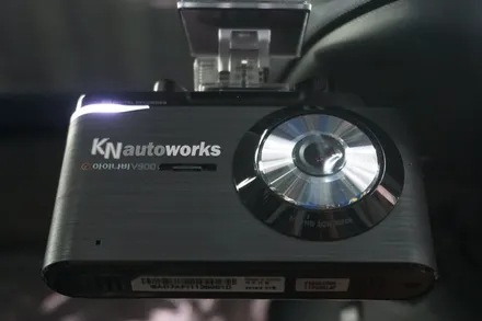 싼타페TM 아이나비 블랙박스 V900 시공 / 부산 사상구 주례동