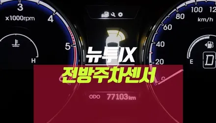 뉴 투싼IX 전방주차 거리 경고 센서 PAS 전방감지기 순정 튜닝 / 부산 사상구 주례동