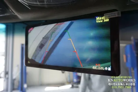 포터2 윙바디 사이드 측면 4채널 블랙박스 마스터뷰 360 터치 설치 / 부산 사상구 주례동
