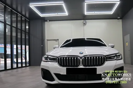 BMW 530 차량에 3MCM 전체 열차단 썬팅 재시공 작업기 추천해요 / 부산 사상구 주례동