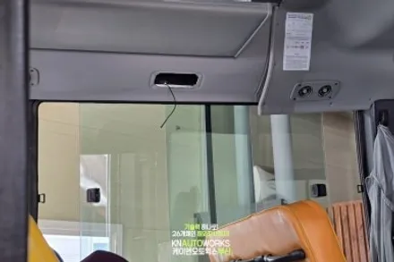 부산 어린이집 노란 버스 현대 E카운티 3D 어라운드뷰 AHD 고화질 모니터 작업 / 부산 사상구 주례동