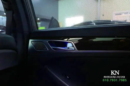 신형 제네시스 dh /g80 무빙 도어스커프, 도어캐치 led 튜닝 / 부산 사상구 주례동