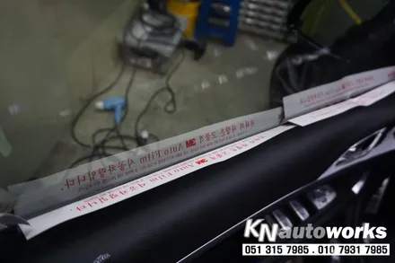 제네시스 G70 3M 크리스탈 썬팅 시공/열 차단, 자외선 차단 / 부산 사상구 주례동