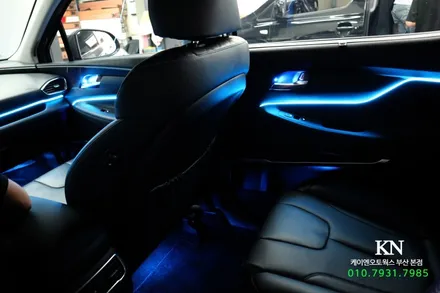 더뉴싼타페TM RGB LED 엠비언트라이트 실내 무드등 튜닝 / 부산 사상구 주례동