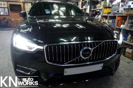 볼보 XC60 전용튜닝 네비게이션 (안드로이드 내비게이션) 로익 장착 / 부산 사상구 주례동