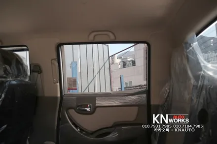 현대자동차 포터 2 더블캡 썬팅 / 경남 썬팅 3MCQ 전면 측후면 작업 / 부산 사상구 주례동