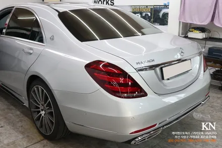 S클래스 벤츠 S560 카오디오 튜닝 : AVI MB100 차량용 스피커 / 부산 사상구 주례동