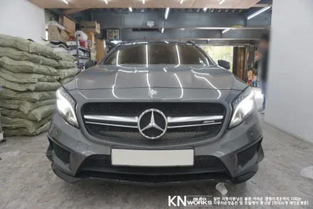 벤츠 GLA AMG 튜닝! 애플카플레이 + 9인치 모니터 장착 / 부산 사상구 주례동