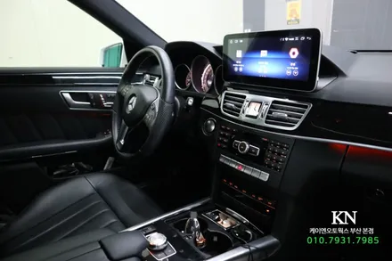 벤츠 e300 w121 직구 안드로이드 올인원 네비게이션 모니터 교체 / 부산 사상구 주례동