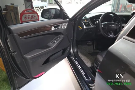 신형 제네시스 dh /g80 무빙 도어스커프, 도어캐치 led 튜닝 / 부산 사상구 주례동