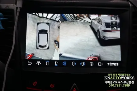 티볼리 아머 2k 안드로이드 올인원 네비, 어라운드뷰 모니터 튜닝 / 부산 사상구 주례동