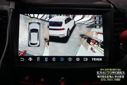 티볼리 아머 2k 안드로이드 올인원 네비, 어라운드뷰 모니터 튜닝 / 부산 사상구 주례동