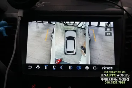 티볼리 아머 2k 안드로이드 올인원 네비, 어라운드뷰 모니터 튜닝 / 부산 사상구 주례동