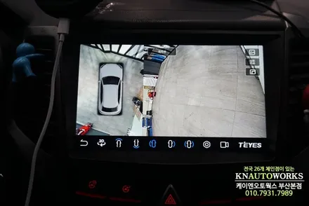티볼리 아머 2k 안드로이드 올인원 네비, 어라운드뷰 모니터 튜닝 / 부산 사상구 주례동