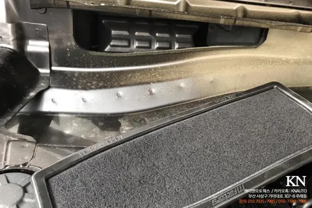 공기정화 1차필터! 팰리세이드 에어컨 히터 외기 구멍 순환 필터 / 외부필터 / 부산 사상구 주례동