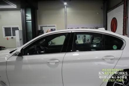 BMW 530 차량에 3MCM 전체 열차단 썬팅 재시공 작업기 추천해요 / 부산 사상구 주례동
