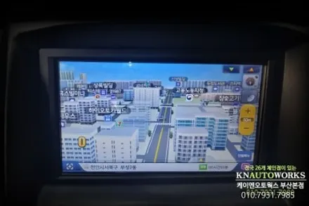 코란도C 모터스밸류 안드로이드 올인원 후방카메라 네비 모니터 연동기 / 부산 사상구 주례동