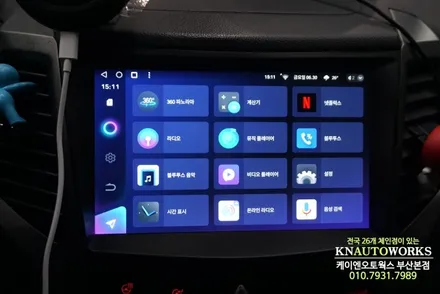 티볼리 아머 2k 안드로이드 올인원 네비, 어라운드뷰 모니터 튜닝 / 부산 사상구 주례동