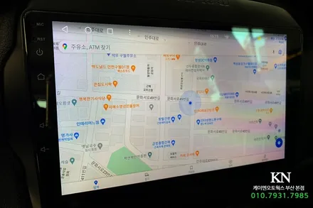 지프 레니게이드 CC3 티아이즈 안드로이드올인원 내비게이션 튜닝 / 부산 사상구 주례동