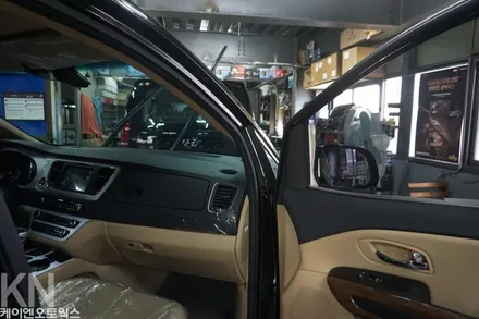 올뉴카니발 9인승 윈도틴팅 3MCM 자동차썬팅 / 부산 사상구 주례동