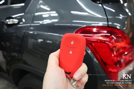 더 뉴 트랙스 HUD, 락폴딩, 전방센서, 하이패스룸미러 설치 / 부산 사상구 주례동