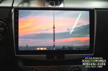 폭스바겐 안드로이드 올인원 네비게이션 후방카메라 연동 부품 튜닝 / 부산 사상구 주례동