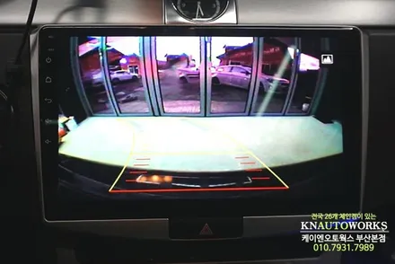 폭스바겐 안드로이드 올인원 네비게이션 후방카메라 연동 부품 튜닝 / 부산 사상구 주례동