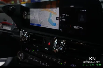 렉서스 ES 300 H 자동차 주행중 프리 미라캐스트 & 미러링 네비 튜닝 / 부산 사상구 주례동
