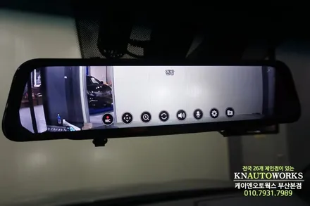 렉스턴 스포츠 파인뷰 LX5 power 룸미러 백미러 블랙박스 설치 / 부산 사상구 주례동