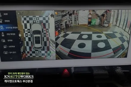 카카오택시 아이오닉5 자동차 3D 고화질 올 어라운드뷰 모니터링 설치 / 부산 사상구 주례동